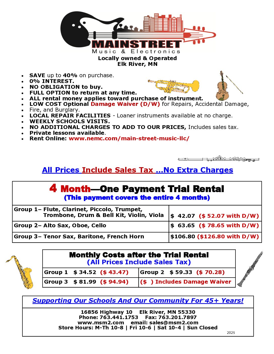 Generic full page handout 2025